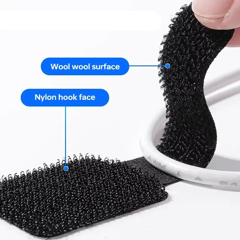 20/10/5PCS Releasable Cable Organizer Ties Mouse Earphones Wire Management Nylon Cable Ties Reusable Loop Hoop Tape