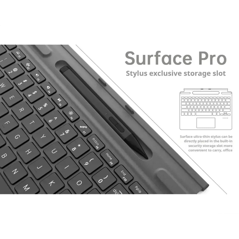 2025 New Colourways for Microsoft Surface Pro 8/9/10/X Bluetooth Keyboard Magnetic Tablet Wireless Touch Keyboard