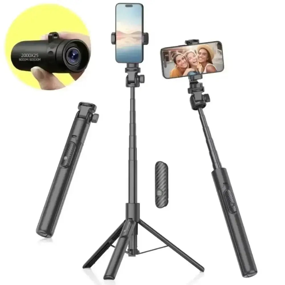 2025 New Mini Portable 2000x25 HD Monocular Telescope Mobile Phone Telescope with Holder Camping Hunting Birdwatching