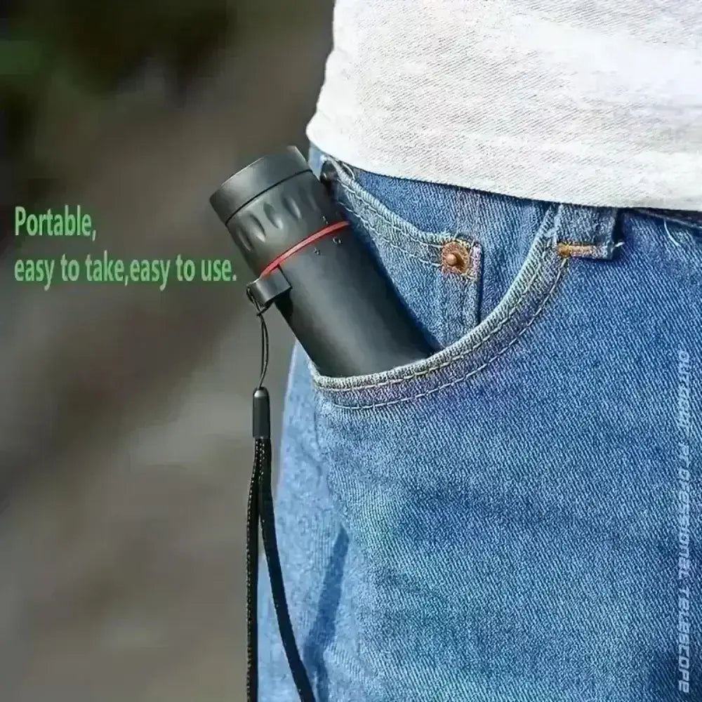 2025 New Mini Portable 2000x25 HD Monocular Telescope Mobile Phone Telescope with Holder Camping Hunting Birdwatching
