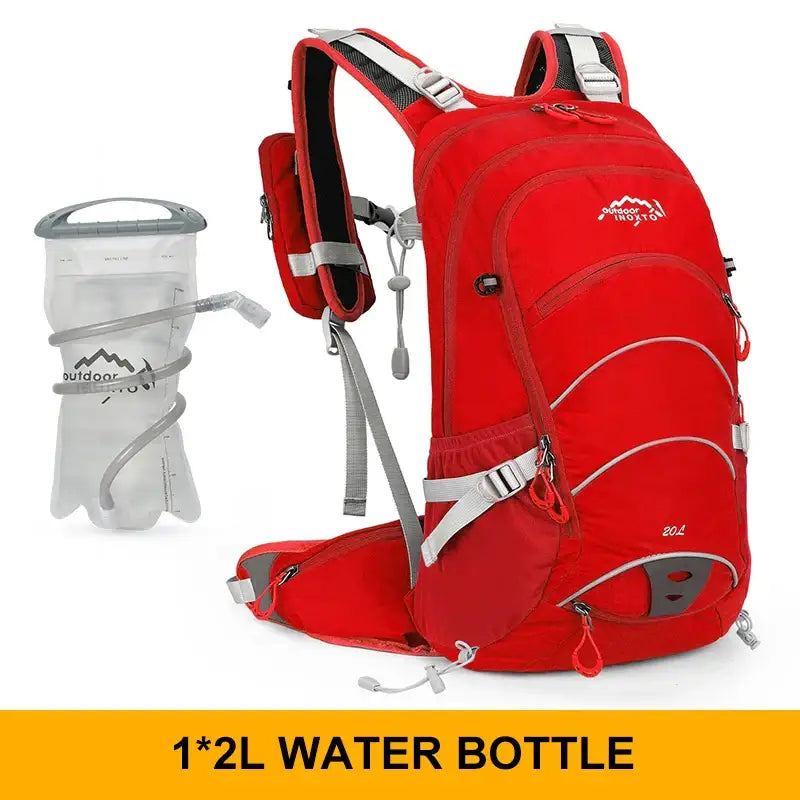 20L Waterproof Outdoor Hiking Backpack (different colours available) - Red 2L / Backpack - 9eight5
