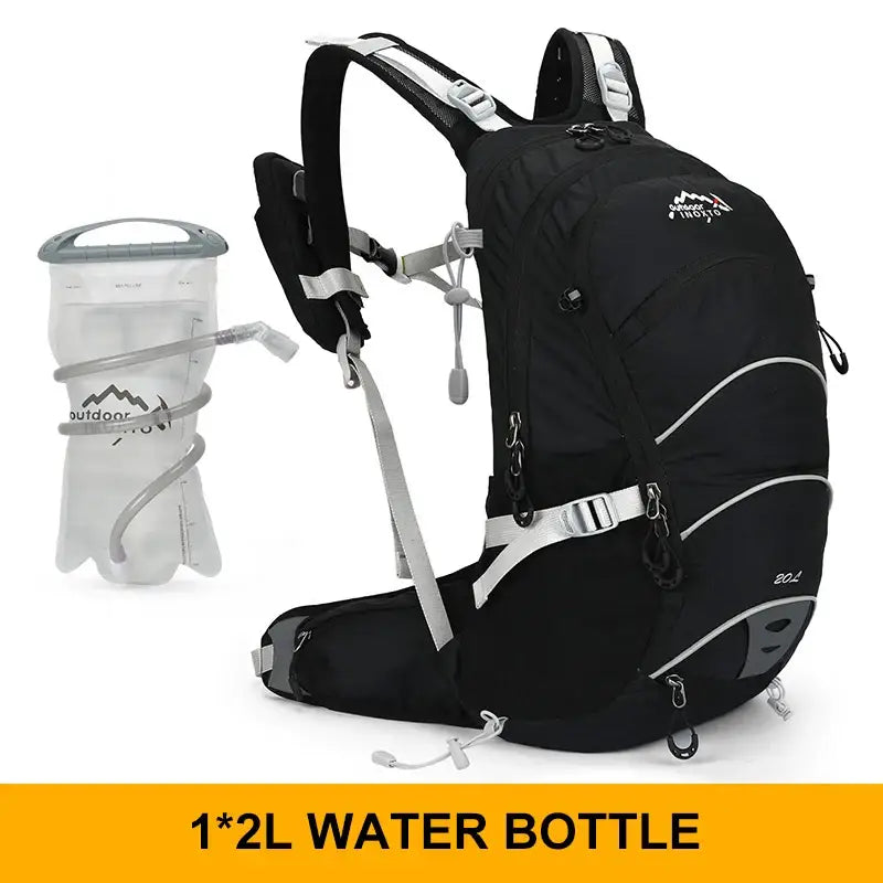 20L Waterproof Outdoor Hiking Backpack (different colours available) - Black 2L / Backpack - 9eight5