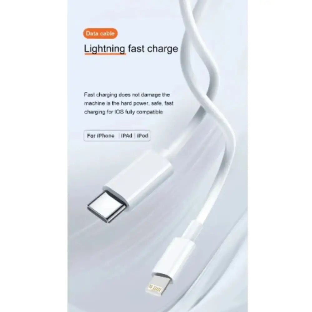 20W PD USB-C to Lightning-Fast Charger Cable for iPhone