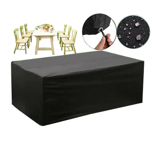 210D Oxford Waterproof Garden Table Cover – UV & Windproof (different sizes available) - SS
