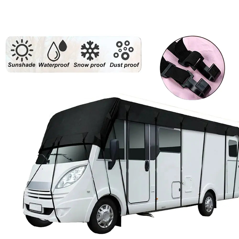 210D Waterproof RV Roof Cover Tarpaulin Sunshade (different sizes available) - HBC