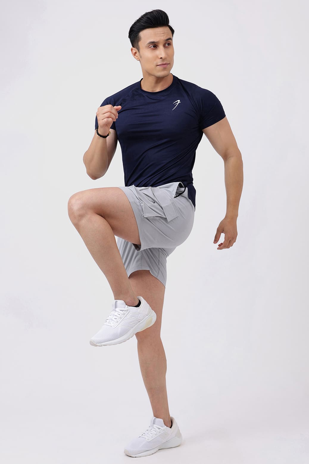 Delta Cargo Shorts Light Grey