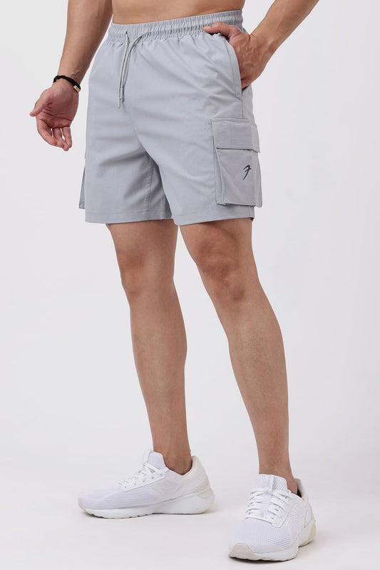 Delta Cargo Shorts Light Grey