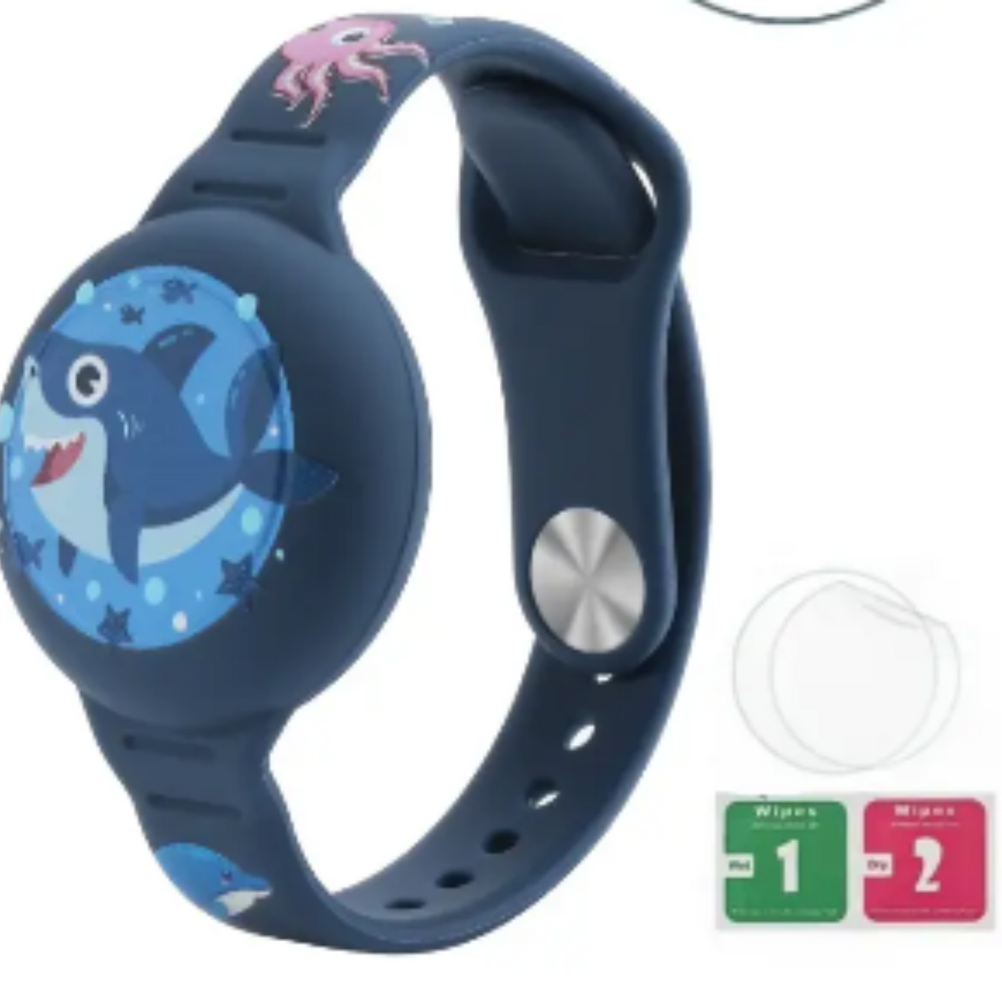 Waterproof Air Tag Bracelet for Kids – Hidden Silicone Wristband