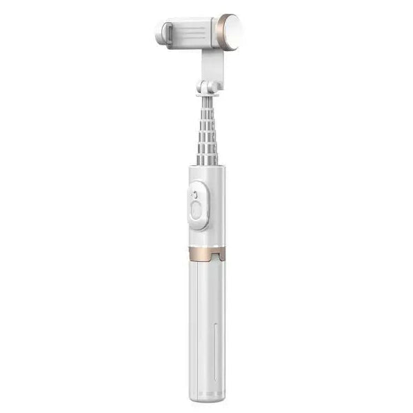 28’’ Portable Multifunctional Selfie Stick Tripod - White