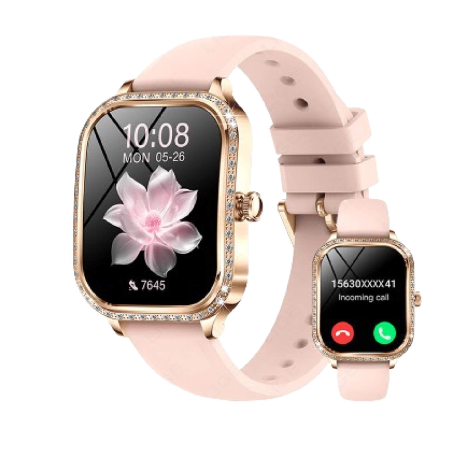 LIGE Women's Smartwatch – TFT HD Curved Screen, Wireless Calls, Voice Assistant (6 types available)