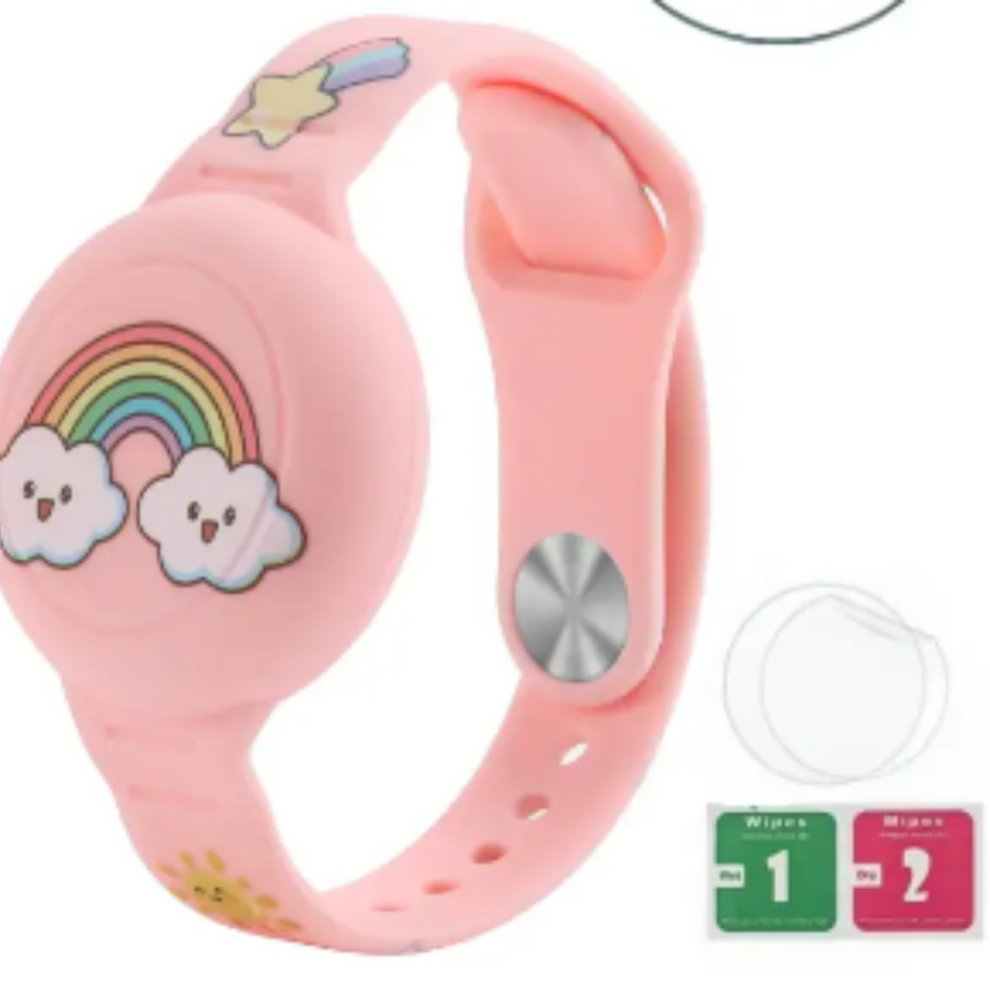Waterproof Air Tag Bracelet for Kids – Hidden Silicone Wristband