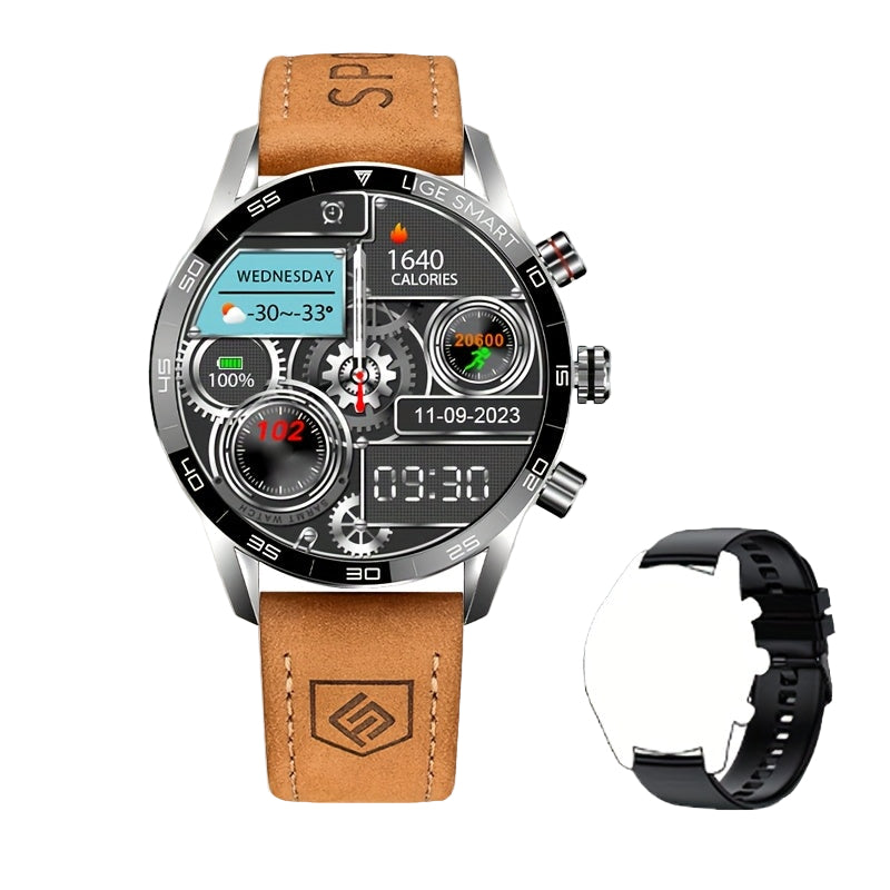 LIGE Smart Watch – Full Touch Screen with Wireless Calls (4 different types available)