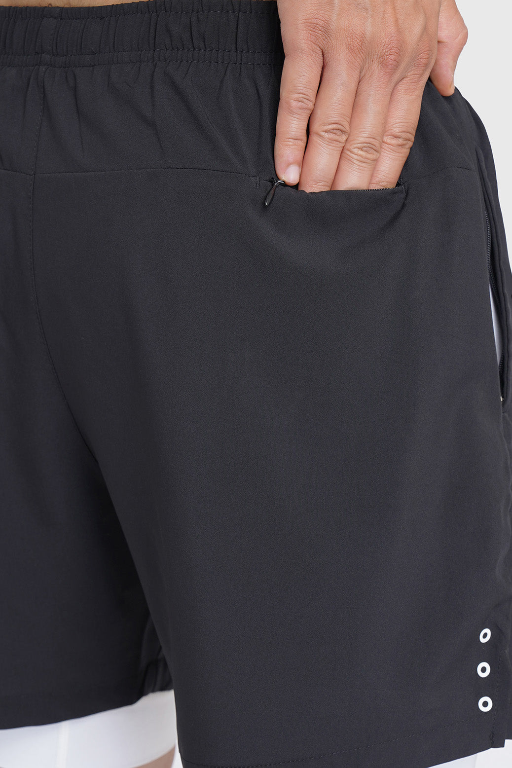 2 in 1 Laser Short Black