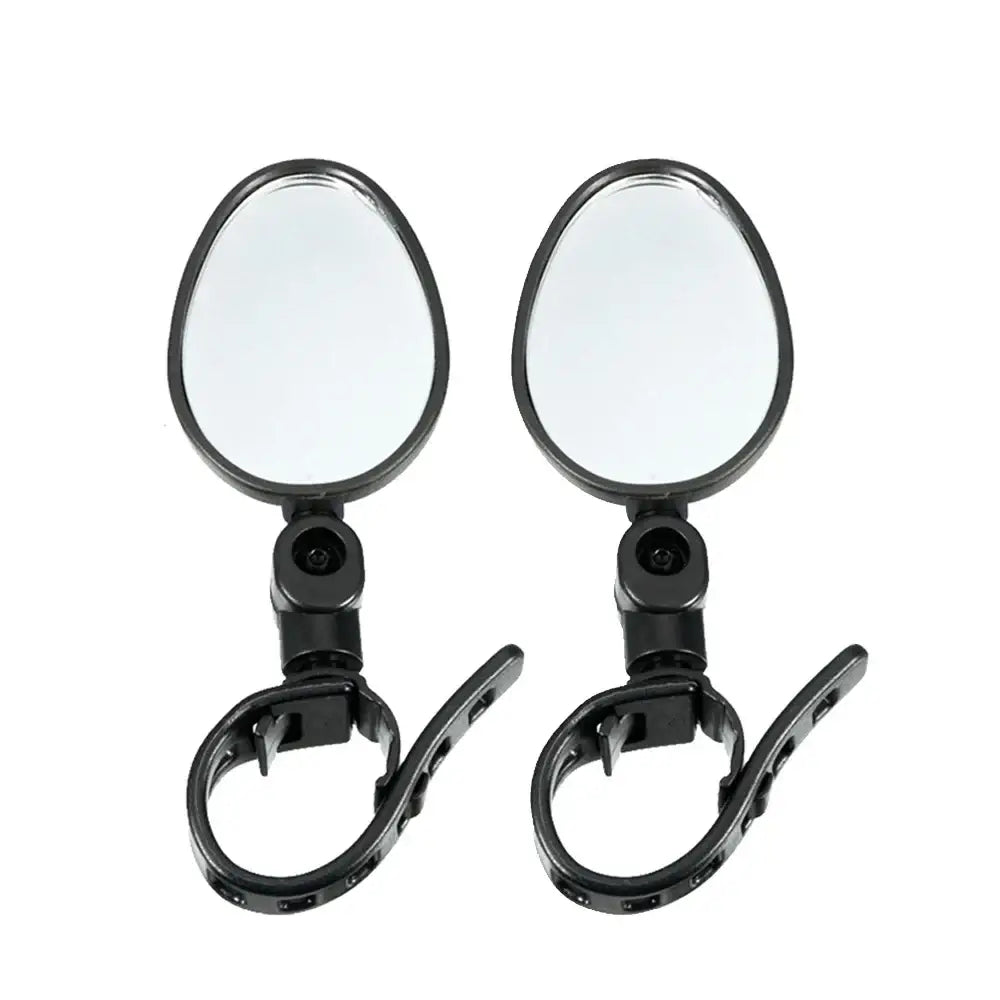 2PCS Bicycle Rearview Mirror 360 Degree Adjustable Rotatable Universal Cycling Handlebar Rear View Mirrors for MTB Road