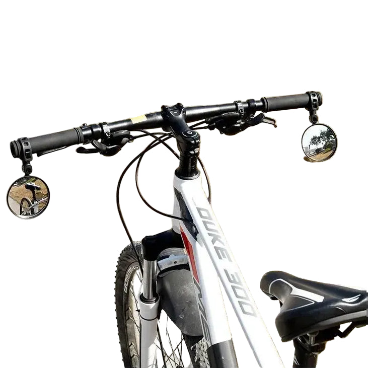 2PCS Bicycle Rearview Mirror 360 Degree Adjustable Rotatable Universal Cycling Handlebar Rear View Mirrors for MTB Road