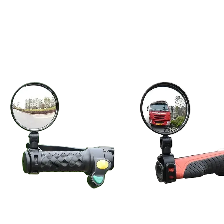 2PCS Bicycle Rearview Mirror 360 Degree Adjustable Rotatable Universal Cycling Handlebar Rear View Mirrors for MTB Road