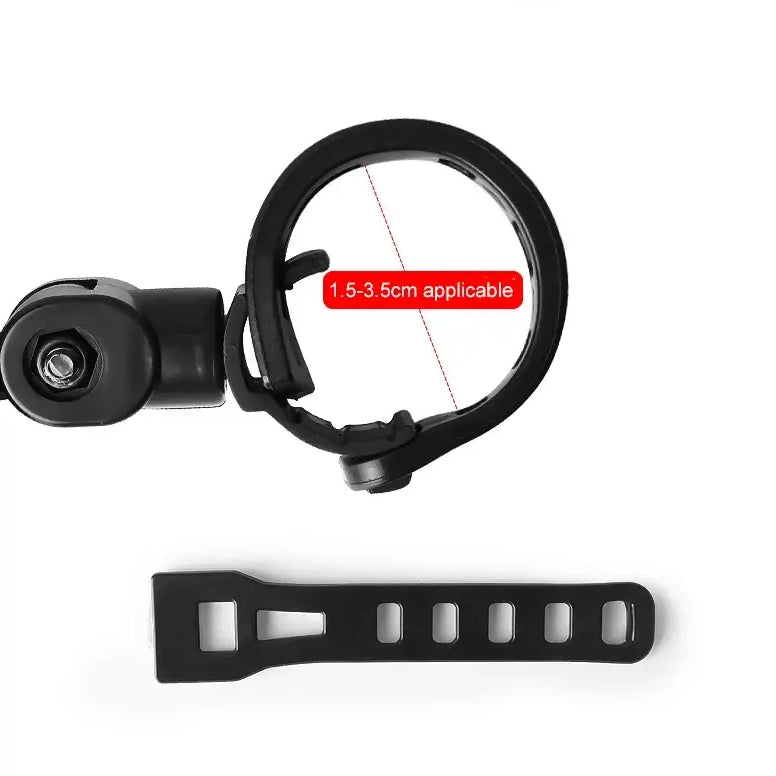 2PCS Bicycle Rearview Mirror 360 Degree Adjustable Rotatable Universal Cycling Handlebar Rear View Mirrors for MTB Road