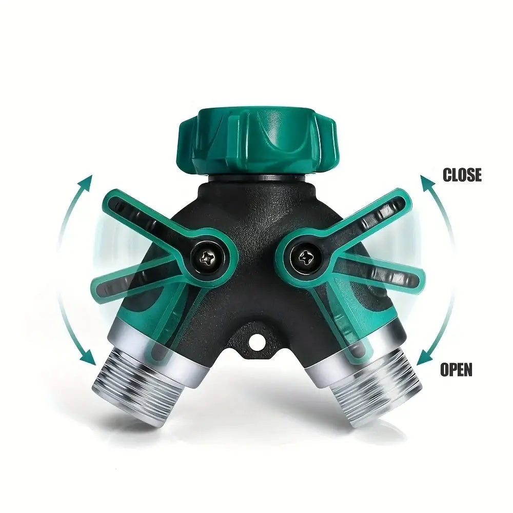 3/4’’ 2/4-Way Garden Hose Splitter with Shut-Off Valve (different types available) - SS