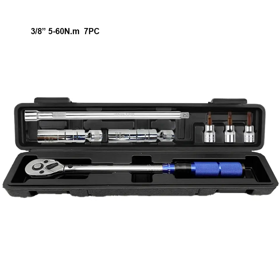 3/8″ Torque Wrench 5–60 N·m (±3% Accuracy) - 3-8 5-60N.m - 7pcs / Torque Wrench - HBC