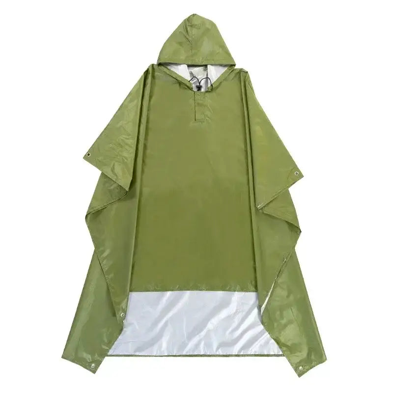 3 in 1 Multifunctional Raincoat Backpack Rain Cover Hiking Cycling Poncho Waterproof Tent Outdoor Camping Shade Tent