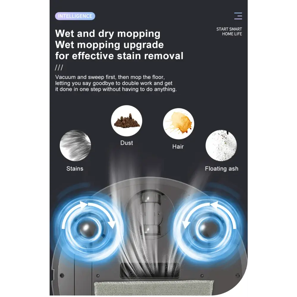 3 In 1 Smart Sweeping Robot Home Mini Sweeper Sweeping and Vacuuming Wireless Vacuum Cleaner Sweeping Robots For Home