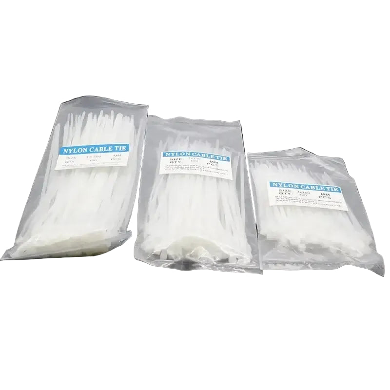 300 Pcs Nylon Cable Self-locking Plastic Wire Zip Ties Set 3*100 3*150 4*200 MRO & Industrial Supply Fasteners &
