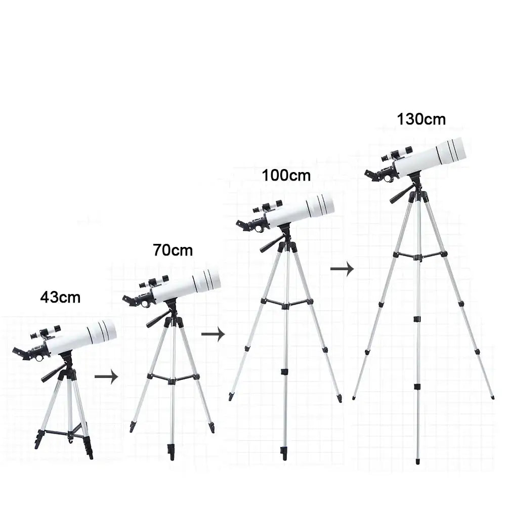 333x HD Astronomical Telescope – Moon - White - SS