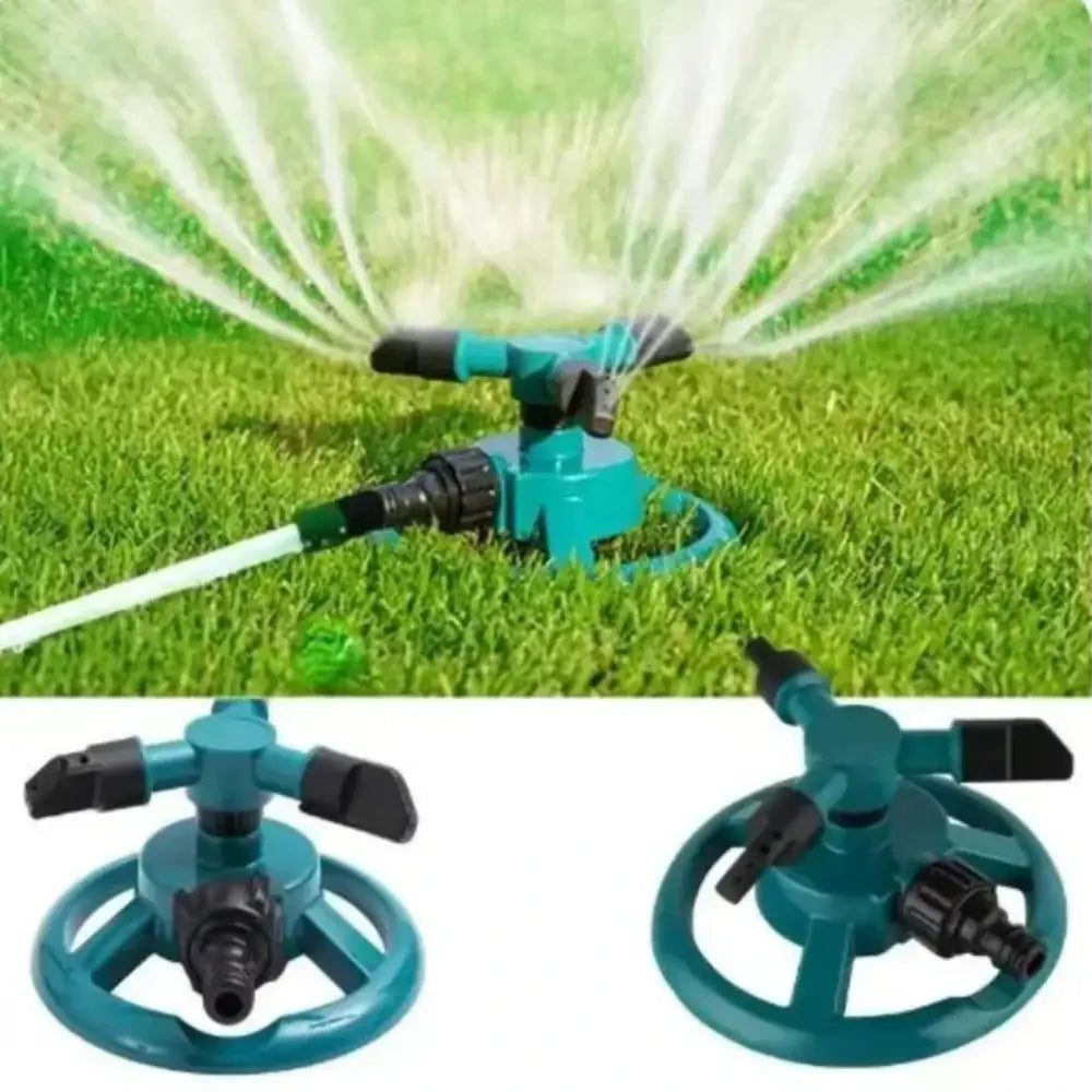 360° Automatic Rotating Sprinkler - Green - SS