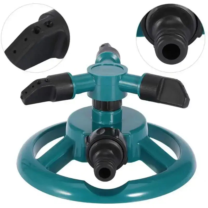 360° Automatic Rotating Sprinkler - Green - SS