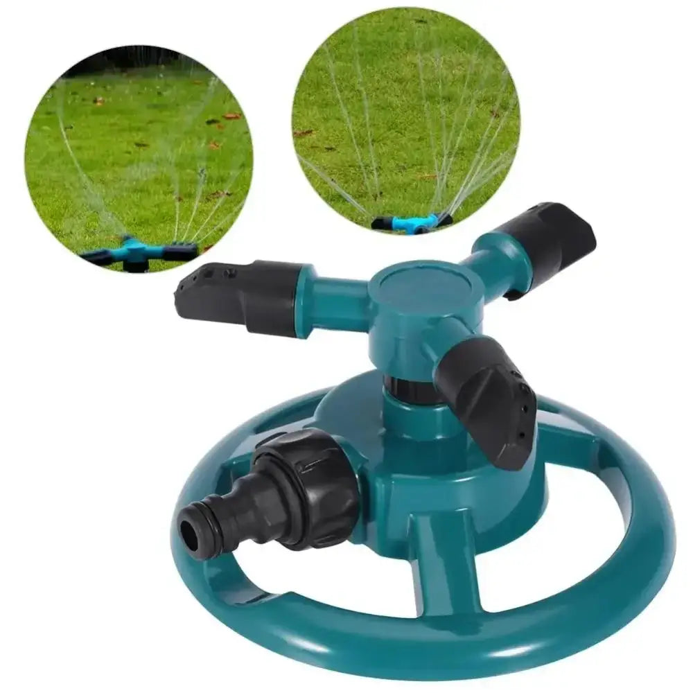 360° Automatic Rotating Sprinkler - Green - SS