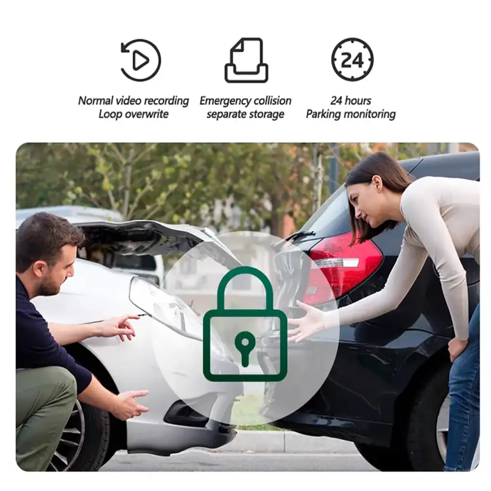 360° Dash Cam with WiFi & 24H Parking Mode (available in different storage capacity) - HBC