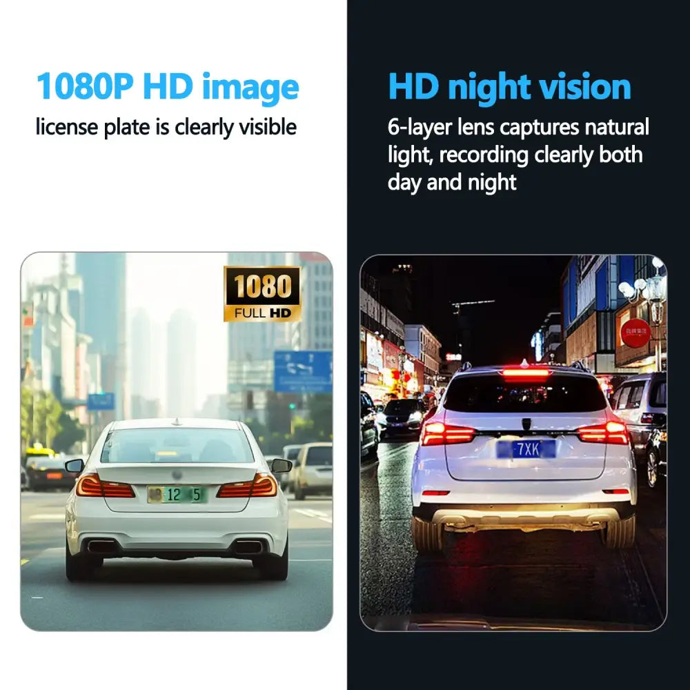360° Dash Cam with WiFi & 24H Parking Mode (available in different storage capacity) - HBC