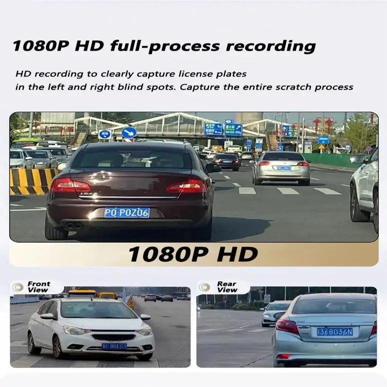 360° Dash Cam with WiFi & 24H Parking Mode (available in different storage capacity) - HBC