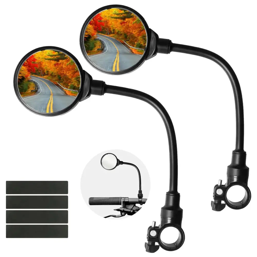 360° Rotatable Bicycle Handlebar Mirror - SS