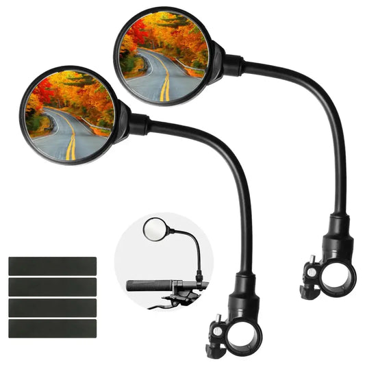 360° Rotatable Bicycle Handlebar Mirror - SS
