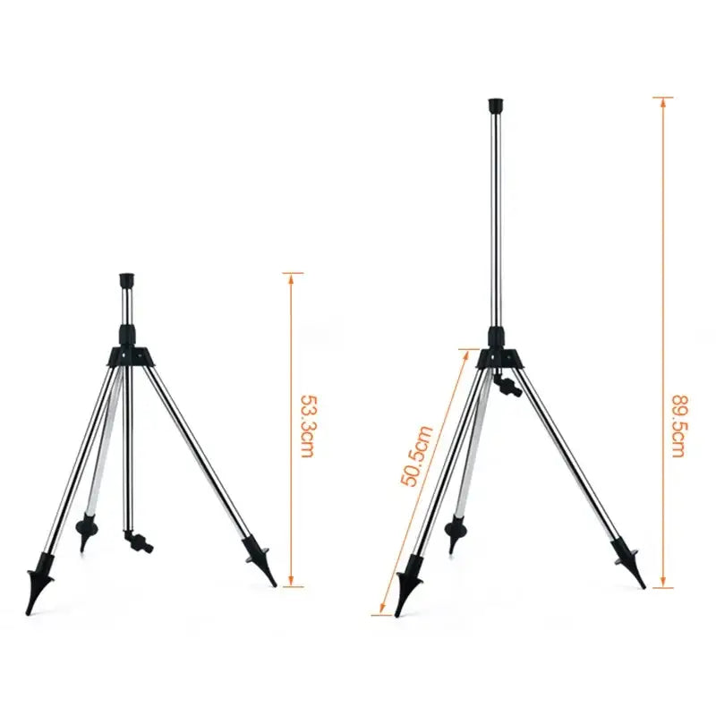 360° Rotating Garden Sprinkler with Tripod Irrigation Stand - SS