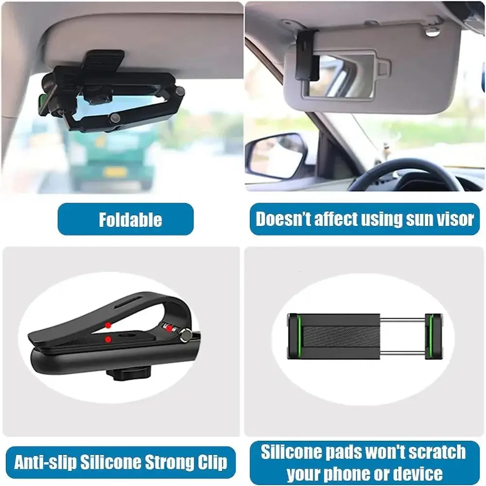 360° Rotating Sun Visor Phone Holder for RV’s & Caravans - 9eight5