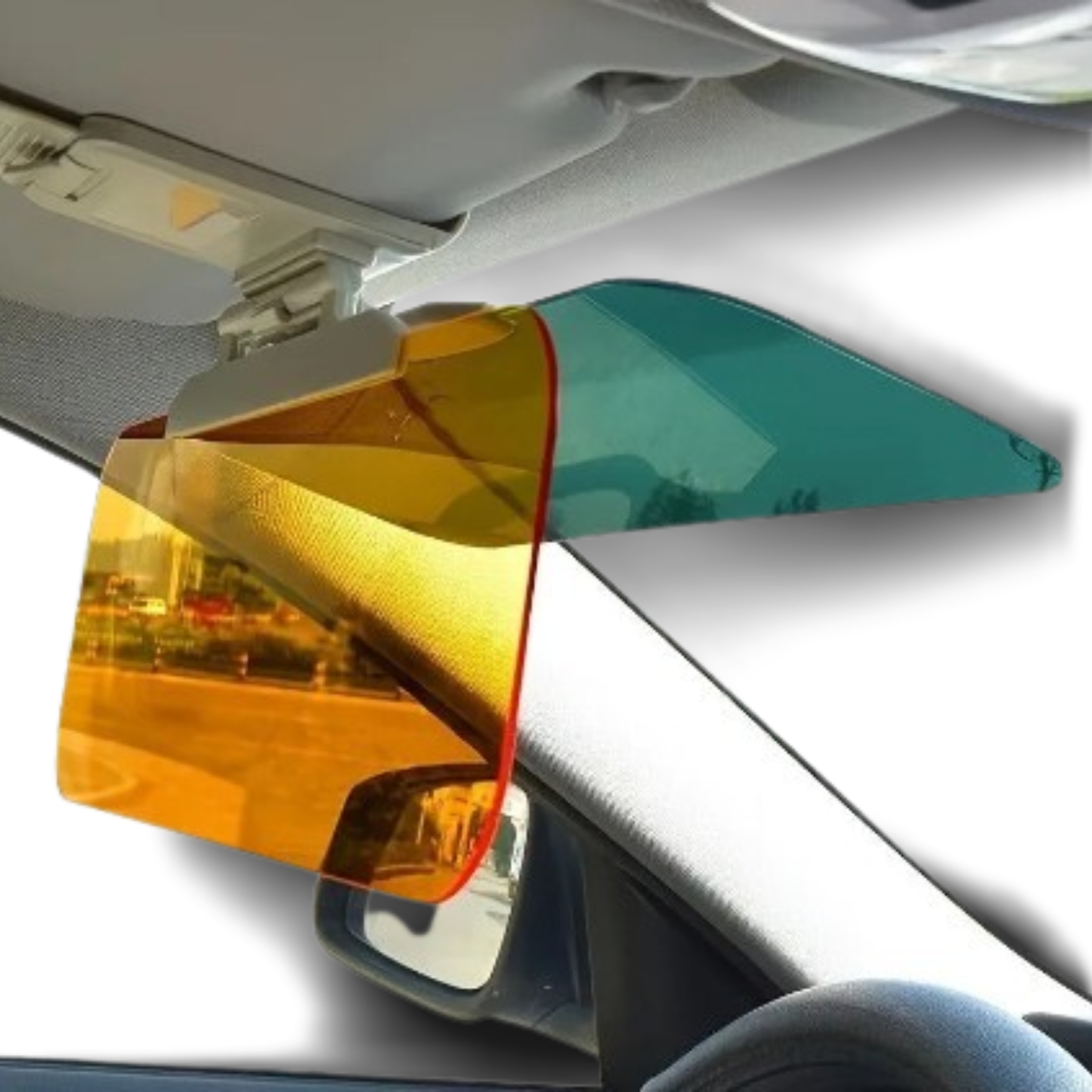 HD Anti-Glare Car Sun Visor – Day & Night Driving Sunlight Protection