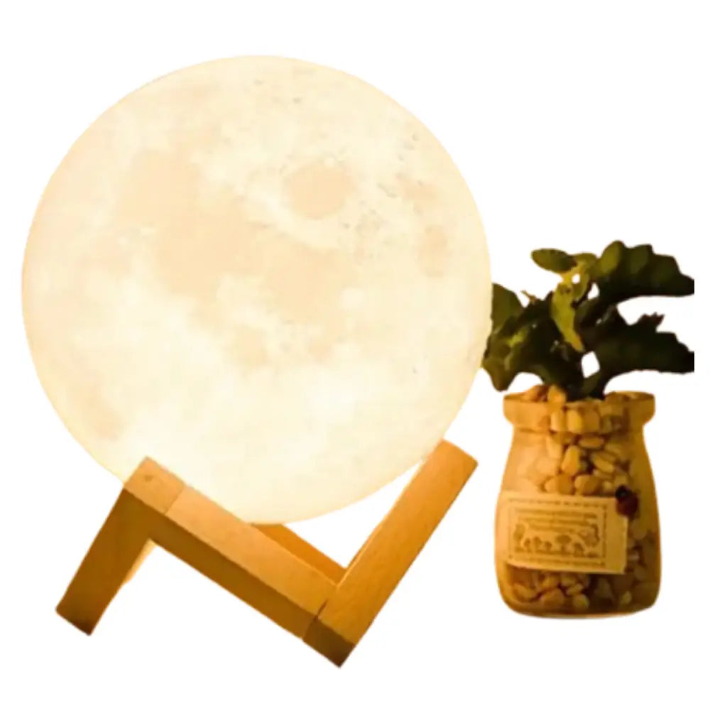 3D LED Moon Lamp Night Light Cute Bedside Table Lamp for Kids’ Bedroom Birthday Party & Holiday Decor