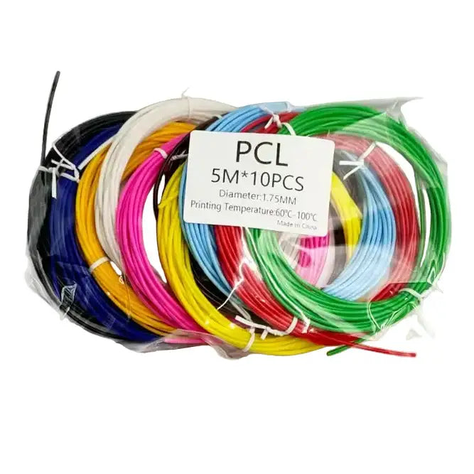 3D Pen Filament PCL/PLA 1.75mm (Multi-Colour Options) - PCL-50M / Filament - SS