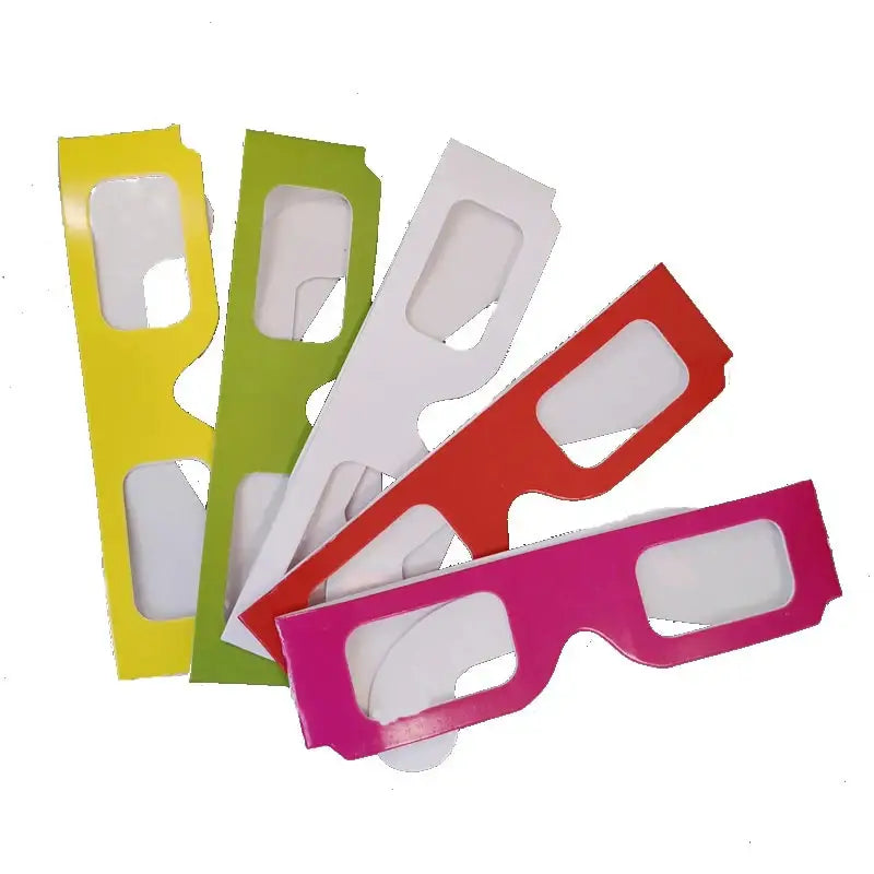 3D Rainbow Diffraction Glasses (100-Pack) - Mix Colors / 3D Glasses - 9eight5