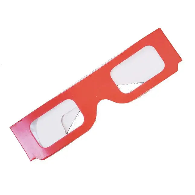 3D Rainbow Diffraction Glasses (100-Pack) - Red / 3D Glasses - 9eight5
