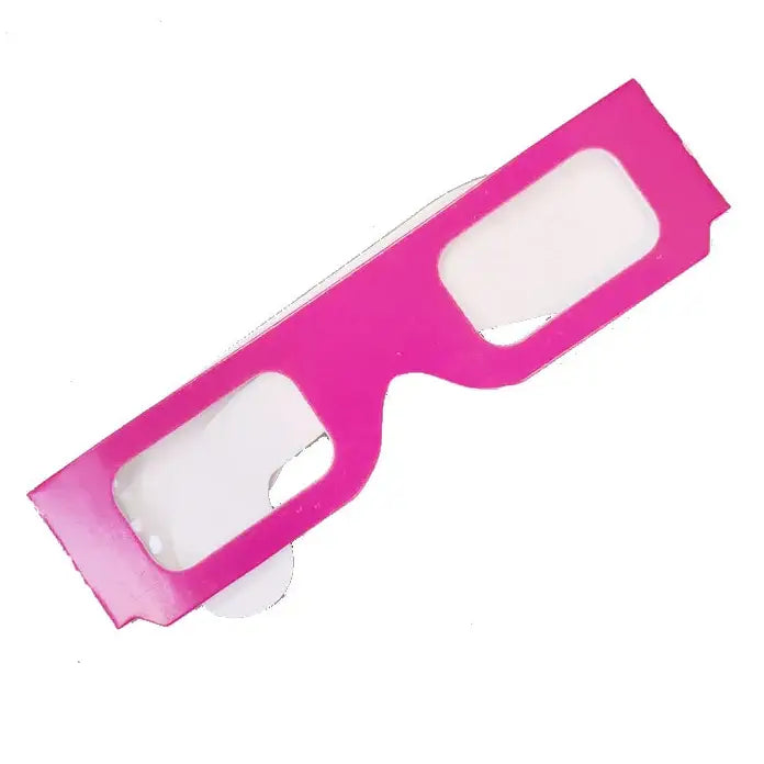 3D Rainbow Diffraction Glasses (100-Pack) - Rose / 3D Glasses - 9eight5