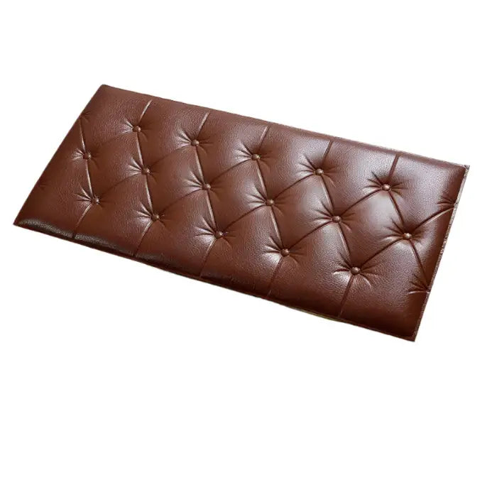3D Self-Adhesive Foam Wall Stickers (9 colours available) - Coffee / 35X70cmx7mm - SS