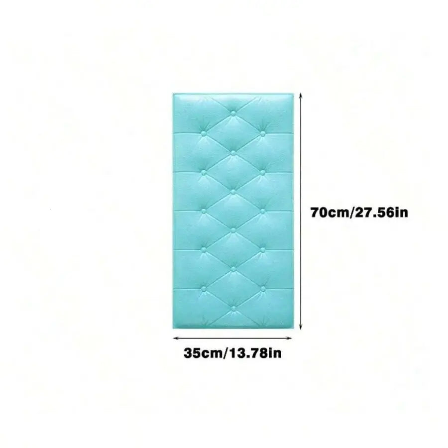 3D Self-Adhesive Foam Wall Stickers (9 colours available) - SKY Blue / 35X70cmx7mm - SS