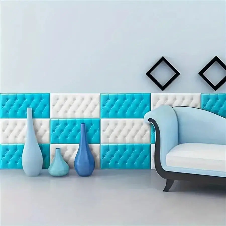 3D Self-Adhesive Foam Wall Stickers (9 colours available) - SS