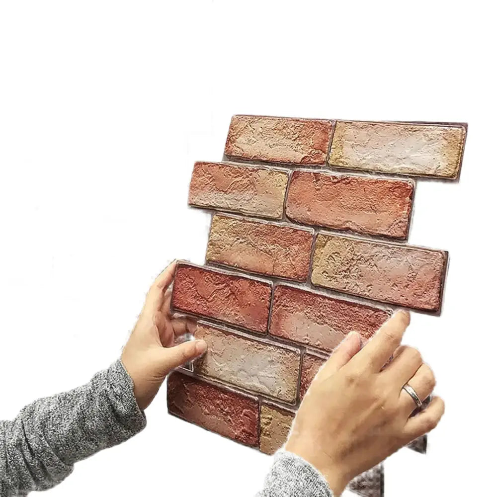 3D Self-Adhesive Waterproof Wall Panels (10Pcs) - SS