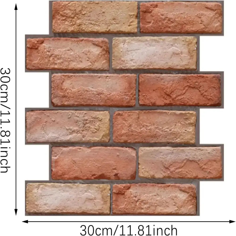 3D Self-Adhesive Waterproof Wall Panels (10Pcs) - SS