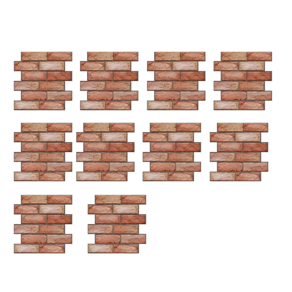 3D Self-Adhesive Waterproof Wall Panels (10Pcs) - SS