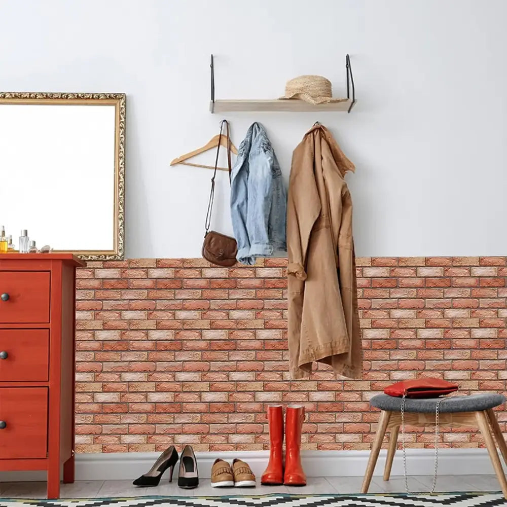 3D Self-Adhesive Waterproof Wall Panels (10Pcs) - SS